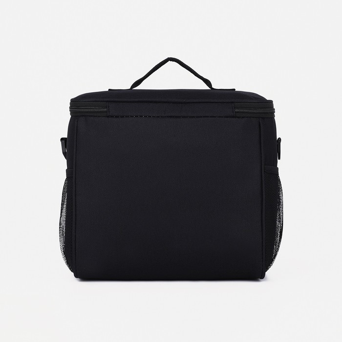 Термосумка на молнии, 10.5 л, цвет чёрный Термосумка на молнии, 10.5 л, цвет чёрный