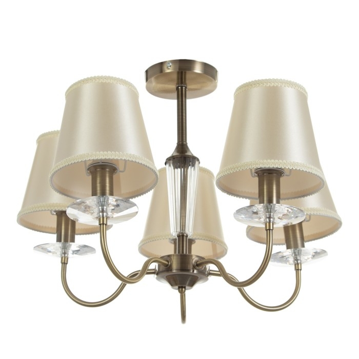 Люстра Люстра "Авиталь" 5xЕ14 40Вт бронза 58х58х80 см BayerLux