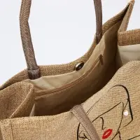 Сумка - шоппер, на магните, 34&times;17&times;30 см, бежевая