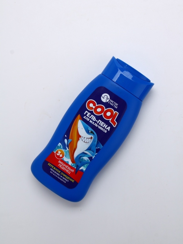 Гель-пена для мальчиков  Гель-пена для мальчиков "COOL", вишневый леденец, 250 мл