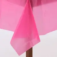 Скатерть одноразовая 137&times;183 см, флуоресцентная, фуксия
