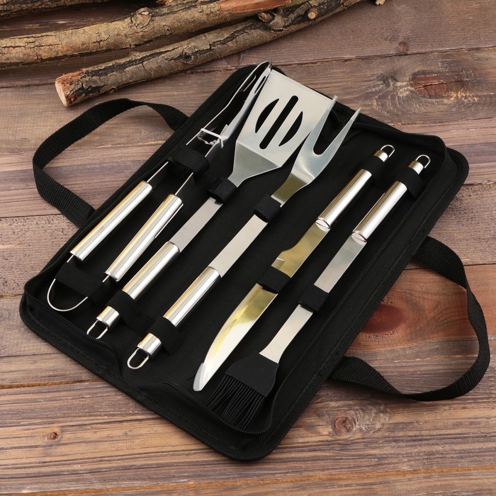 Набор для барбекю BBQ grill, 5 предметов Набор для барбекю BBQ grill, 5 предметов