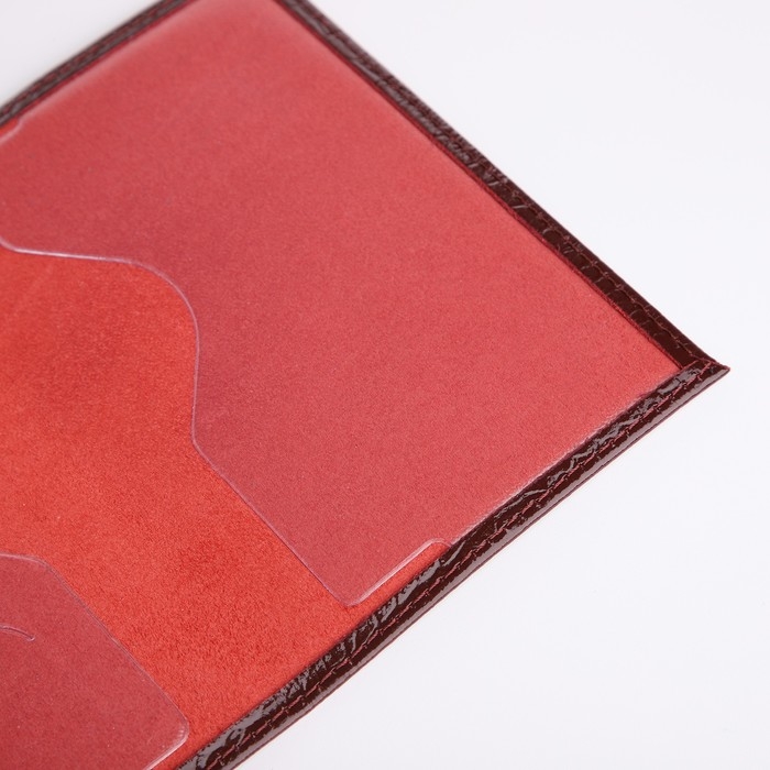 Обложка для паспорта, цвет коричневый