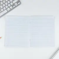 Тетрадь в частую косую линейку 12 листов А5, на скрепке «Футбол», обложка мелованный картон, блок №1, 5 видов МИКС