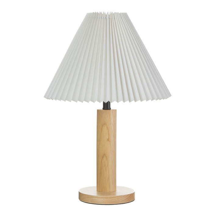 Настольная лампа Настольная лампа "Сандр" E27 40Вт светлое дерево 31х31х45 см RISALUX
