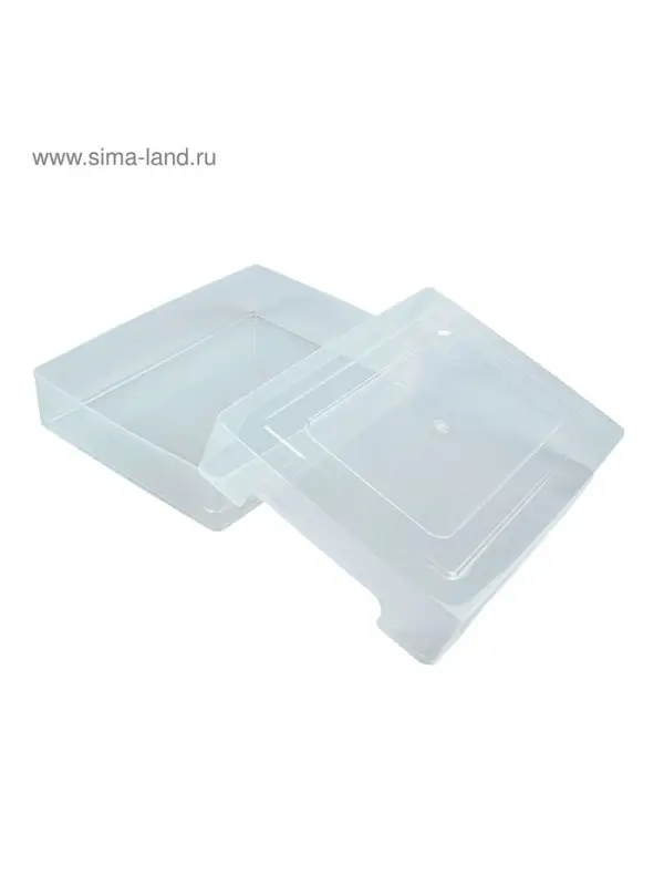 Контейнер для документов Стамм А4, 245&times;330&times;63 мм, пластик, прозрачный, прочный, вместительный