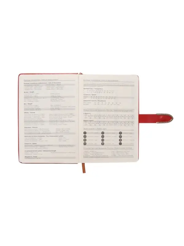 Ежедневник недатированный формат А5, с хлястиком, 112л, линия, пвх, Красный Ежедневник недатированный формат А5, с хлястиком, 112л, линия, пвх, Красный