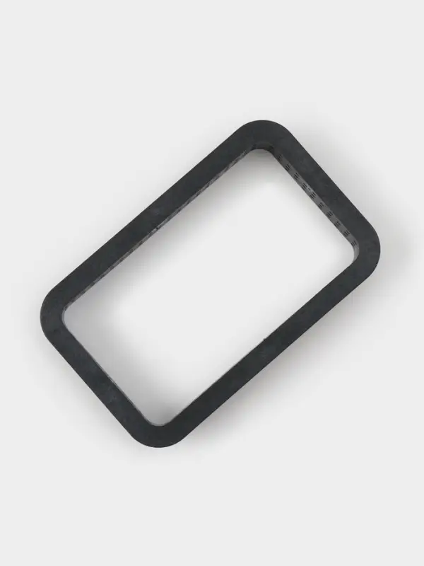 Формы для выпечки перфорированные Доляна &laquo;Прямоугольник&raquo;, набор 6 шт., пластик, 10&times;5.5&times;2 см, чёрные