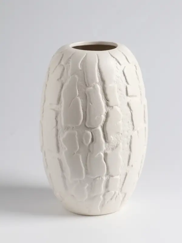 Ваза «Нуева», 22×12 см, керамика, белая Ваза «Нуева», 22×12 см, керамика, белая