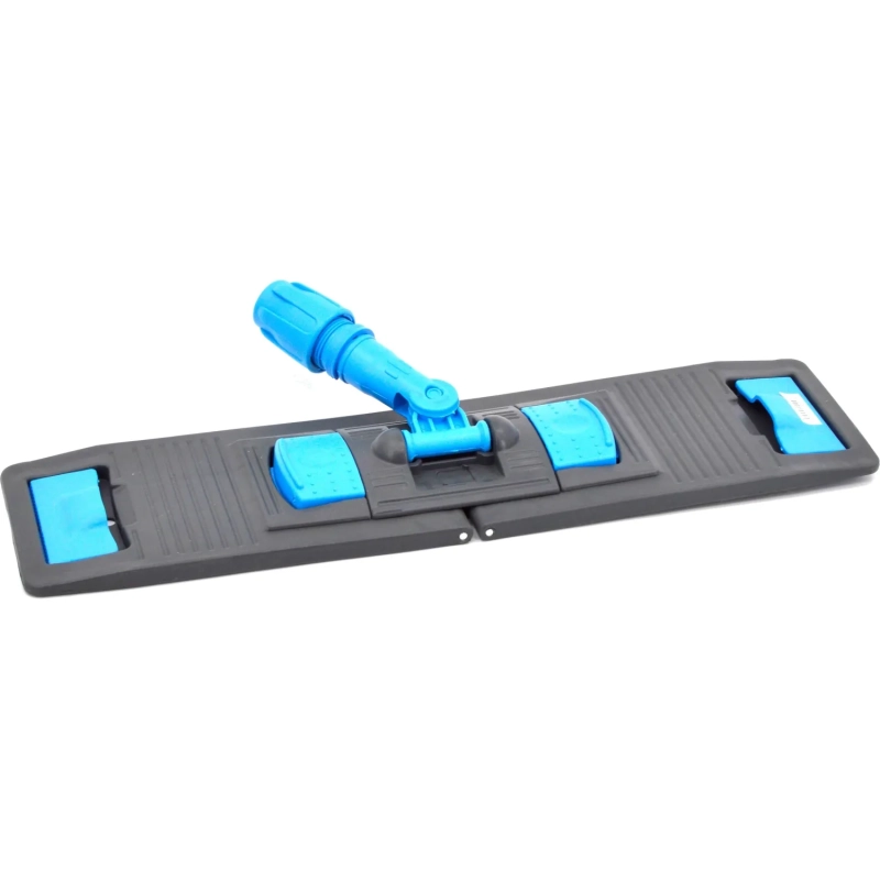 Держатель МОПа универс пластик 50х13см серый синяя рукоятка NPK196-B