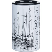 Точилка SKETCH&ART 2 отв. с контейнером, металл 4вида 35-0039