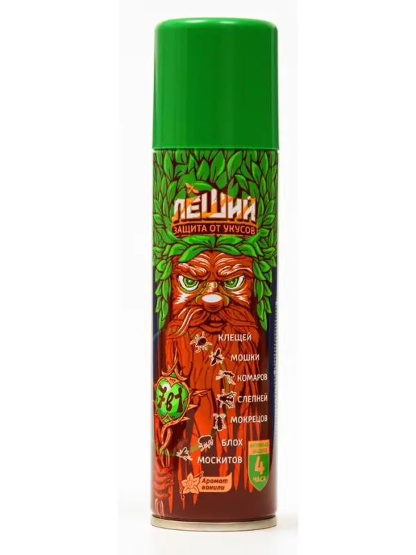 Аэрозоль Репеллент &laquo;Леший&raquo;, 7 в1, от клещей, мошки, комаров, слепней, мокрецов, блох, 150 мл