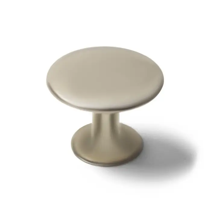 Ручка-кнопка ТУНДРА РК002, Матовый никель Ручка-кнопка ТУНДРА РК002, Матовый никель