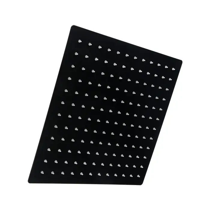 Лейка стационарная ZEIN Z2352, квадратная, 30&times;30 см, 1 режим, нержавеющая сталь, черная