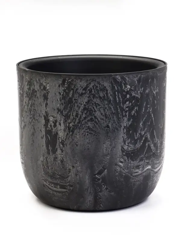 Кашпо со вставкой 7,8 л d28 см h25,5 см МИКРИТ серый слайн