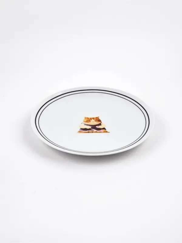 Тарелка керамическая «Котик», 20 см