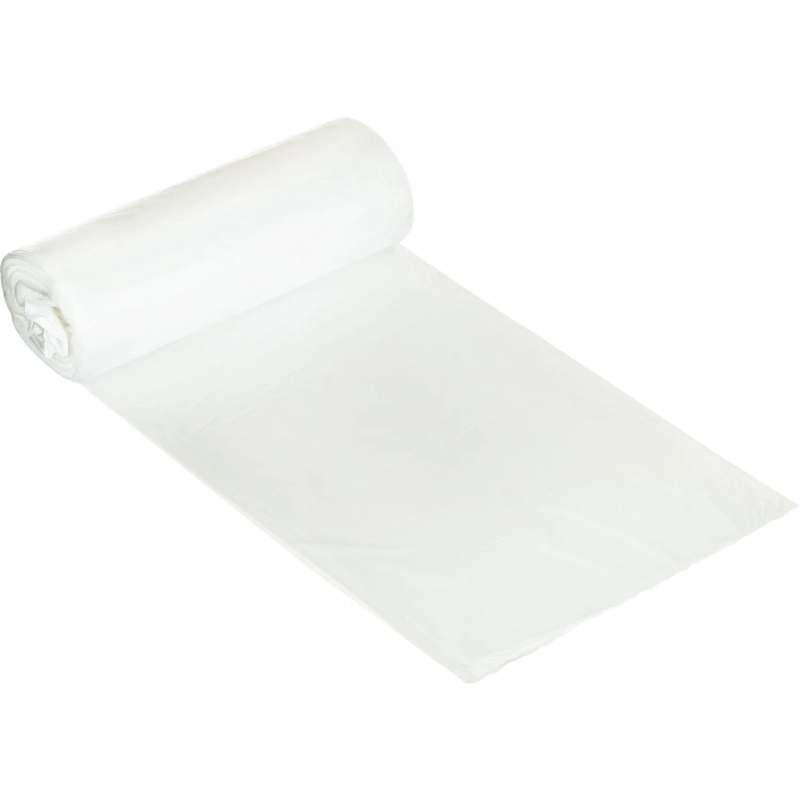 Мешки для мусора ПНД 35л 6мкм 30шт/рул белые 48х55см Luscan_СПБ