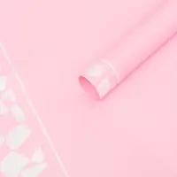 Пленка для цветов, розовая, 57х57 см