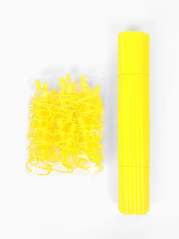 Трубочки и зажим для воздушных шаров, d=10 мм, длина 40 см, МИКС, 50 штук (в упаковке один цвет)