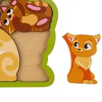 Головоломка &laquo;Кошка с котятами&raquo; для самых маленьких