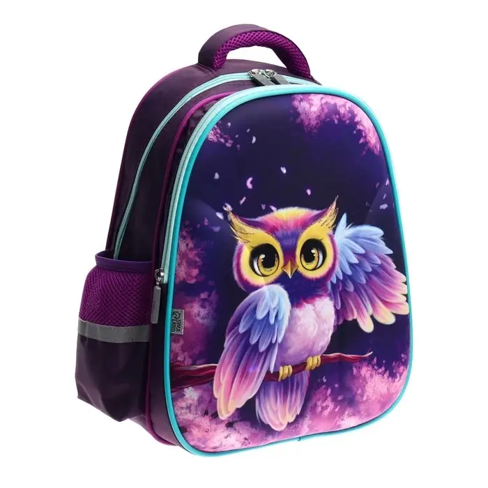 Рюкзак каркасный школьный, 39 х 30 х 14 см, Calligrata Рюкзак каркасный школьный, 39 х 30 х 14 см, Calligrata "Сова"
