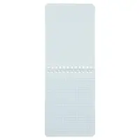 Блокнот А7, 40 листов на гребне "Прикольные зайцы", обложка мелованный картон