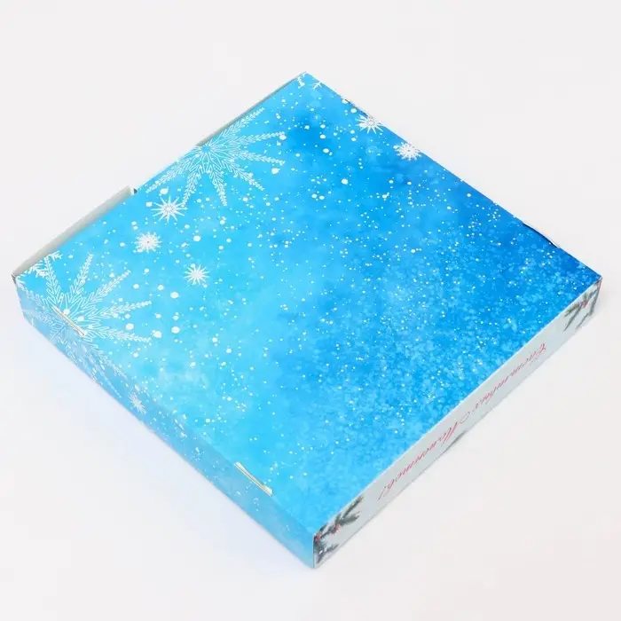 Подарочная коробка сборная с окном «Счастливых моментов», 19×19×3 см Подарочная коробка сборная с окном «Счастливых моментов», 19×19×3 см