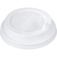 Крышка для стакана пластиковая с клапаном D=80мм, бел.,100шт./уп. HSL80