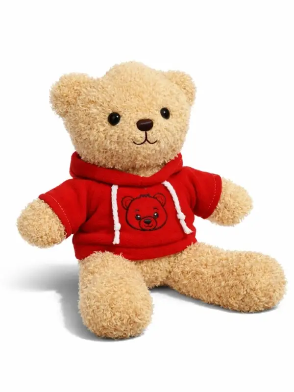Мягкая игрушка &laquo;Медведь&raquo;, в кофте, 30 см, красная