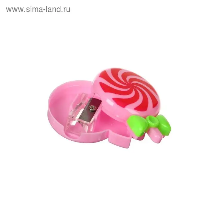 Точилка с контейнером «Леденец», МИКС Точилка с контейнером «Леденец», МИКС