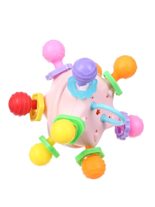 Развивающая сенсорная игрушка «Тянучка», с погремушкой, Крошка Я Развивающая сенсорная игрушка «Тянучка», с погремушкой, Крошка Я