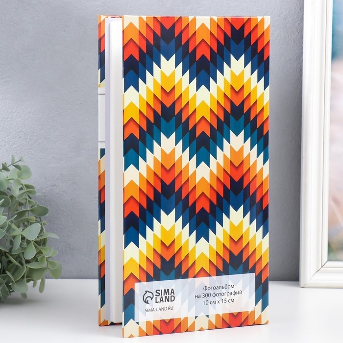 Фотоальбом на 300 фото 10х15 см  Фотоальбом на 300 фото 10х15 см "Ковёр" 33,5х17,5х5 см