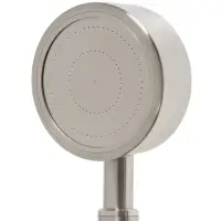 Лейка для душа ZEIN Z059, 1 режим, d=80 мм, микроточки, нержавеющая сталь, сатин