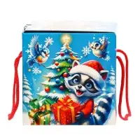 Подарок в картонной упаковке МГК Посылка "Еноты и друзья" с анимацией 1000гр