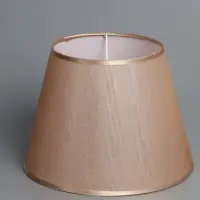 Абажур BayerLux &laquo;Бридж&raquo;, E27 или E14, коричневый, 25&times;25&times;18 см