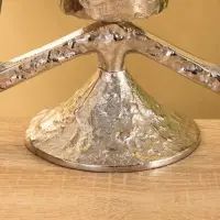 Подсвечник со стеклом &laquo;Звезда&raquo;, 28&times;10.5&times;29.5 см, алюминий