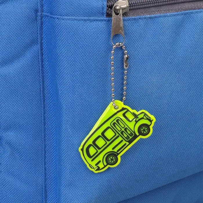 Светоотражающий элемент «Автобус», двусторонний, 5,5 × 3,4 см, цвет МИКС Светоотражающий элемент «Автобус», двусторонний, 5,5 × 3,4 см, цвет МИКС