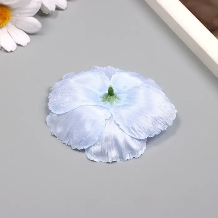 Бутон на ножке для декорирования &laquo;Рудбекия голубая&raquo;, 6.5&times;6.5 см