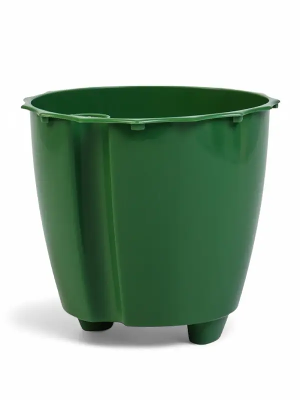 Горшок "ФЛЮТЕ" 1,9 л, D-16 см, h-14,5 см, цвет малахит