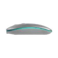 Мышь MB-2.4 беспроводная, оптическая, подсветка, 800-1600 dpi, USB, Bluetooth, серебристая
