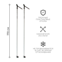 Палки лыжные алюминиевые Snowline, длина 170 см