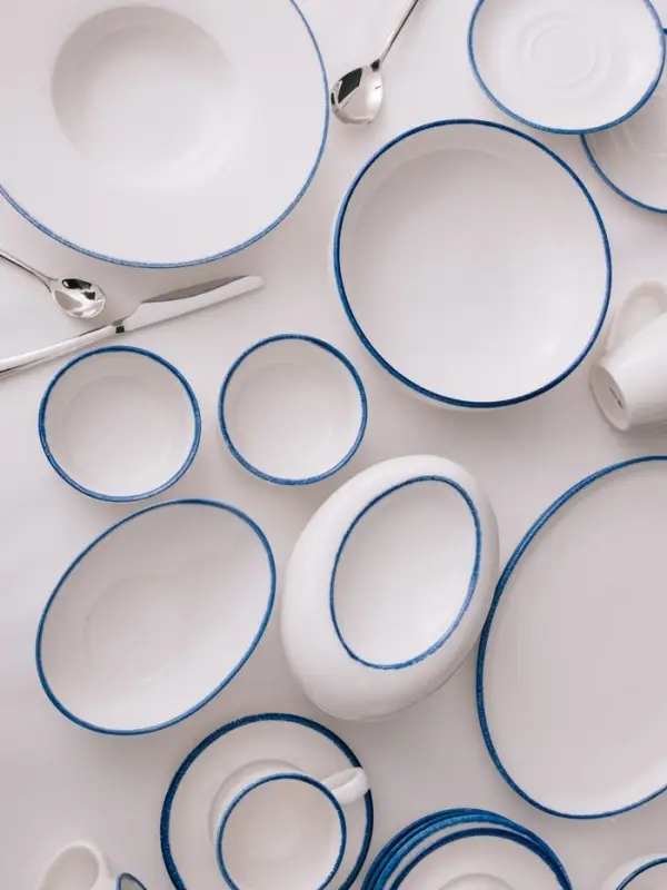 Тарелка для пасты Magistro Blue Lagoon, 350 мл, 26.5&times;5.5, фарфор, белая