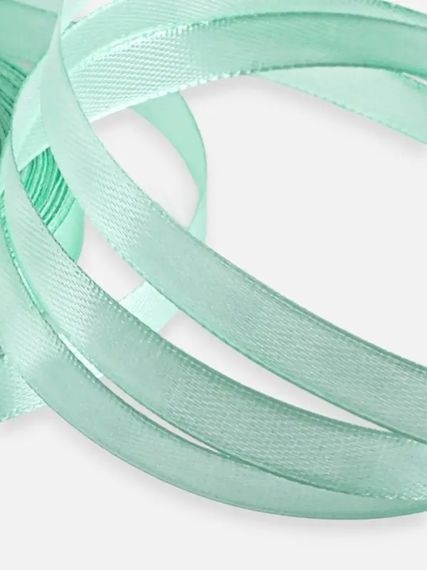 Лента атласная, 10 мм, 23±1 м, нежно-мятная №181 Лента атласная, 10 мм, 23±1 м, нежно-мятная №181