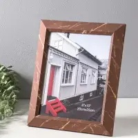 Фоторамка пластик 20х25 см "Гедеон" шоколад с золотом 32х28х2 см