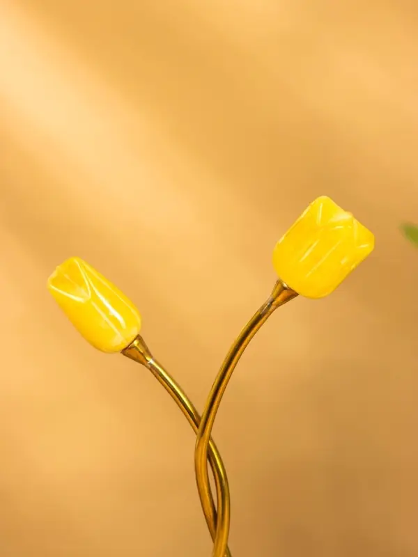 Менажница "Тюльпаны" 17х17х28 см, нержавеющая сталь