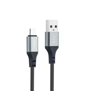 Кабель USB на MicroUSB 1M 2,4A X86 HOCO черный
