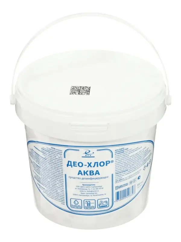 Дезинфицирующее средство Део-Хлор АКВА, 300 таблеток по 3.4 г