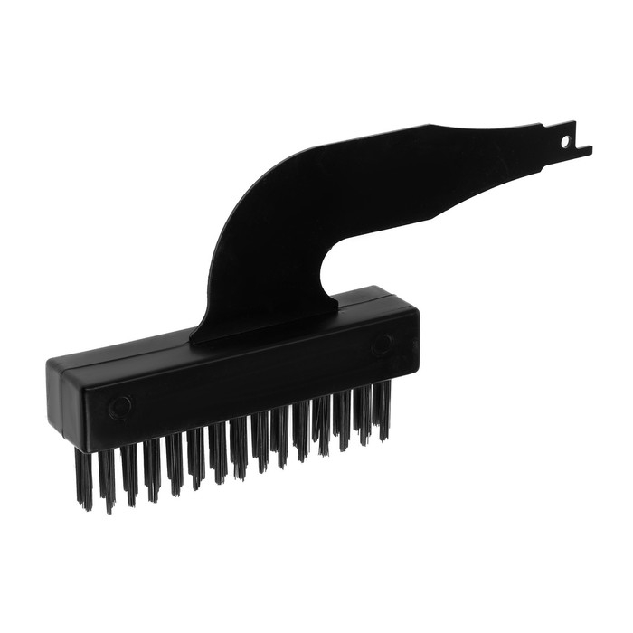 Насадка щетка для сабельной пилы ТУНДРА, металлическая, 185х98х110 мм Насадка щетка для сабельной пилы ТУНДРА, металлическая, 185х98х110 мм