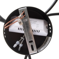 Люстра с ПДУ 2299/7WT LED 136Вт 3000-6000К белый 77х77х18 см BayerLux