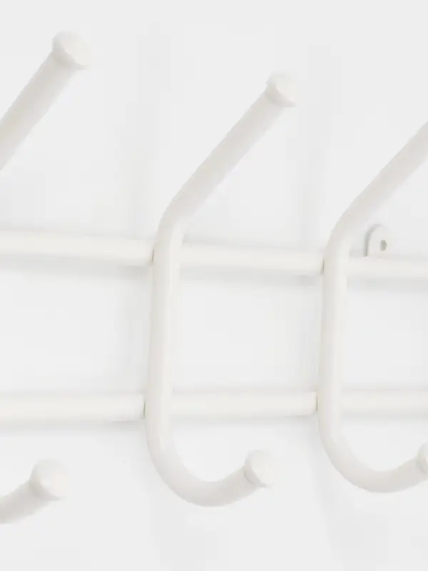 Вешалка настенная &laquo;Норма&raquo;, белая